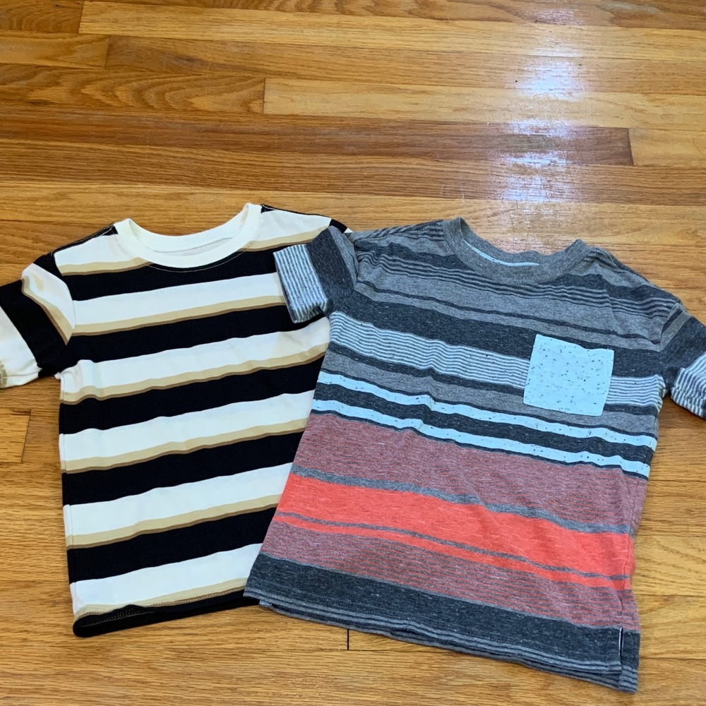 Lot Bundle xs 4/5 striped shirts